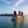 Lan ha bay 2 days 1 night Orchid trendy 14 cabins luxury cruise